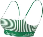 CALVIN KLEIN CALVIN KLEIN Kadın Yeşil-Beyaz Bikini Üstü LV00Q61130 4ZF - Seçenekler: X-Small, Small, Medium
