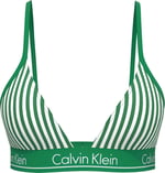 CALVIN KLEIN CALVIN KLEIN Kadın Yeşil-Beyaz Bikini Üstü LV00Q61208 4ZF - Seçenekler: X-Small, Small