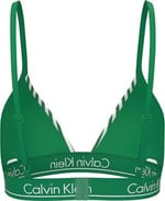 CALVIN KLEIN CALVIN KLEIN Kadın Yeşil-Beyaz Bikini Üstü LV00Q61208 4ZF - Seçenekler: X-Small, Small