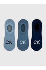 Calvin Klein Calvin Klein Logo Erkek Liner Çorap 3'lü PaketFootieErkek