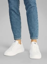 Calvin Klein CHUNKY CUPSOLE LACEUP MON LTH WN Kadın Spor Ayakkabı YW0YW00823YBR