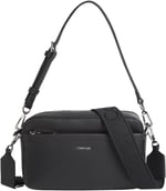 Calvin Klein CK MUST DBL STRAPS CAMERA BAG W Kadın Çanta, Siyah, Tek Beden