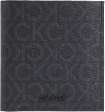 Calvin Klein CK MUST MONO COMP TRIFOLD W COIN Erkek Cüzdan, Siyah, Tek Beden