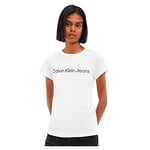 Calvin Klein CORE INSTIT LOGO SLIM FIT TEE Tişört Kadın