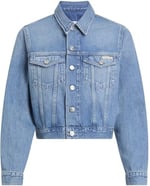 Calvin Klein CROPPED 90'S DENIM TRUCKER Ceket Kadın