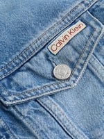 Calvin Klein CROPPED 90'S DENIM TRUCKER Ceket Kadın