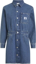 Calvin Klein Darted Denim Shirt Dress Elbise&Tulum Kadın