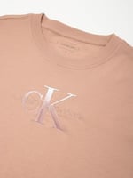 Calvin Klein EMBROIDERED MONOLOGO TEE Tişört Kadın