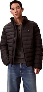 Calvin Klein Erkek Ceket Ls Nylon Lt Wt Hooded Fz Puffer