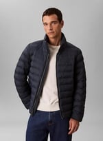 Calvin Klein Erkek Ceket Ls Nylon Lt Wt Hooded Fz Puffer - Bedenler: S, M, XL