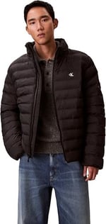 Calvin Klein Erkek Ceket Ls Nylon Lt Wt Hooded Fz Puffer - Bedenler: S, M, L, XL