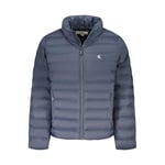 Calvin Klein Erkek Ceket Ls Nylon Lt Wt Hooded Fz Puffer - Bedenler: S, M, XL