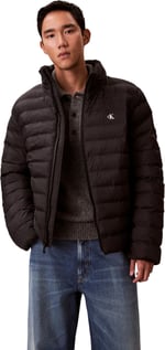 Calvin Klein Erkek Ceket Ls Nylon Lt Wt Hooded Fz Puffer - Bedenler: S, M, L, XL