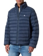 Calvin Klein Erkek Ceket Ls Nylon Lt Wt Hooded Fz Puffer