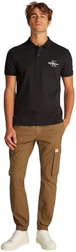 Calvin Klein Erkek Kısa Kollu Polo Tişört Monologo Polo