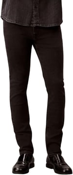 Calvin Klein Erkek Skinny CK Essential Black Jean R Jeans