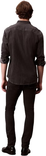 Calvin Klein Erkek Skinny CK Essential Black Jean R Jeans