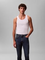 Calvin Klein Erkek Skinny Oil Slick Jean Regen Jeans