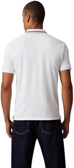 Calvin Klein Erkek Ss Monogram Pique Tipped Polo Lv04rc276g Polos