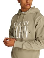 Calvin Klein Erkek Sweatshirt Serif Font Graphic Hoodie