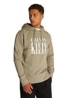 Calvin Klein Erkek Sweatshirt Serif Font Graphic Hoodie