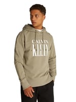 Calvin Klein Erkek Sweatshirt Serif Font Graphic Hoodie