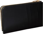 Calvin Klein foil logo top zip cardcase Kadın Cüzdan black/toasted coconut Tek Beden