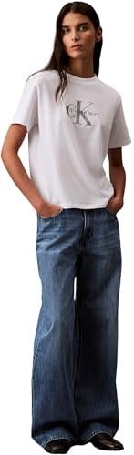 Calvin Klein HERO SS CLASSIC MONOLOGO CNECK T Tişört Kadın