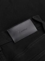 Calvin Klein HIGH RISE BARREL INFINITE BLACK Kot Pantolon Kadın