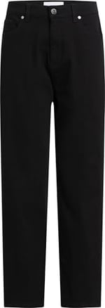 Calvin Klein HIGH RISE BARREL INFINITE BLACK Kot Pantolon Kadın