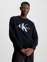Calvin Klein Jeans Erkek Core Monogram Bisiklet Yaka Kazak, Ck Siyah, L