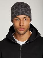 Calvin Klein Jeans Erkek Şapka AOP Beanie, Siyah, Tek Beden
