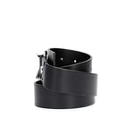 Calvin Klein Kadın CK ADJ.LOGO BELT 3.5CM Kemer BLACK 75