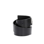 Calvin Klein Kadın CK ADJ.LOGO BELT 3.5CM Kemer BLACK 75