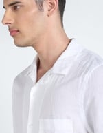 Calvin Klein LINEN COTTON CUBAN S/S SHIRT Gömlek Erkek