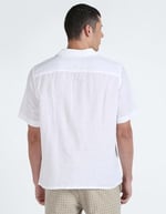 Calvin Klein LINEN COTTON CUBAN S/S SHIRT Gömlek Erkek