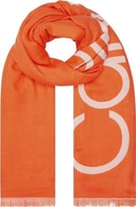 Calvin Klein Logo Vivian Scarf 100X200 Kadın Şal/Atki, Turuncu, 41