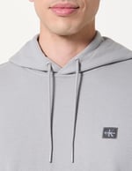 Calvin Klein LS 350TERRY EU WHSL BADGE HOODIE Sweatshirt Erkek