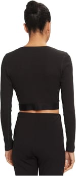 Calvin Klein L/S CROP CREW T-shirt Kadın