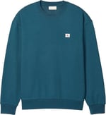 Calvin Klein Ls Eu 350Terry Badge Cn Bisiklet Yaka Sweatshirt, LV04RC273GUB1 - Bedenler: S, M, L, XL