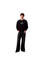 Calvin Klein LS EU 350TERRY MONOLOGO CN SWTSH Sweatshirt Erkek - Bedenler: S, M, L, XL, XXL