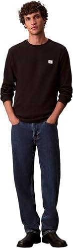 Calvin Klein LS WAFFLE BADGE CREWNK TEE Sweatshirt Erkek