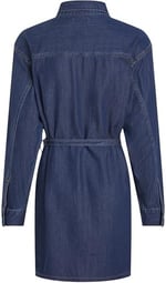 Calvin Klein LYOCELL BELTED DENIM SHIRT DRESS Elbise Kadın