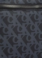 Calvin Klein MATTE AOP SQ WAISTBAG 38 Erkek Çanta, Siyah, Tek Beden
