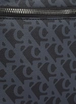 Calvin Klein MATTE AOP SQ WAISTBAG 38 Erkek Çanta, Siyah, Tek Beden