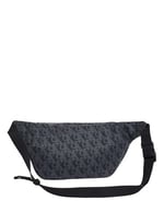 Calvin Klein MATTE AOP SQ WAISTBAG 38 Erkek Çanta, Siyah, Tek Beden
