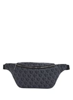 Calvin Klein MATTE AOP SQ WAISTBAG 38 Erkek Çanta, Siyah, Tek Beden
