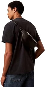 Calvin Klein MONO LOGO WAISTBAG 38 Erkek Çanta, Siyah, Tek Beden