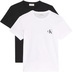 Calvin Klein MONOLOGO CN 2 PACK TEE T-shirt Kadın