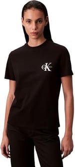 Calvin Klein MONOLOGO CN 2 PACK TEE T-shirt Kadın